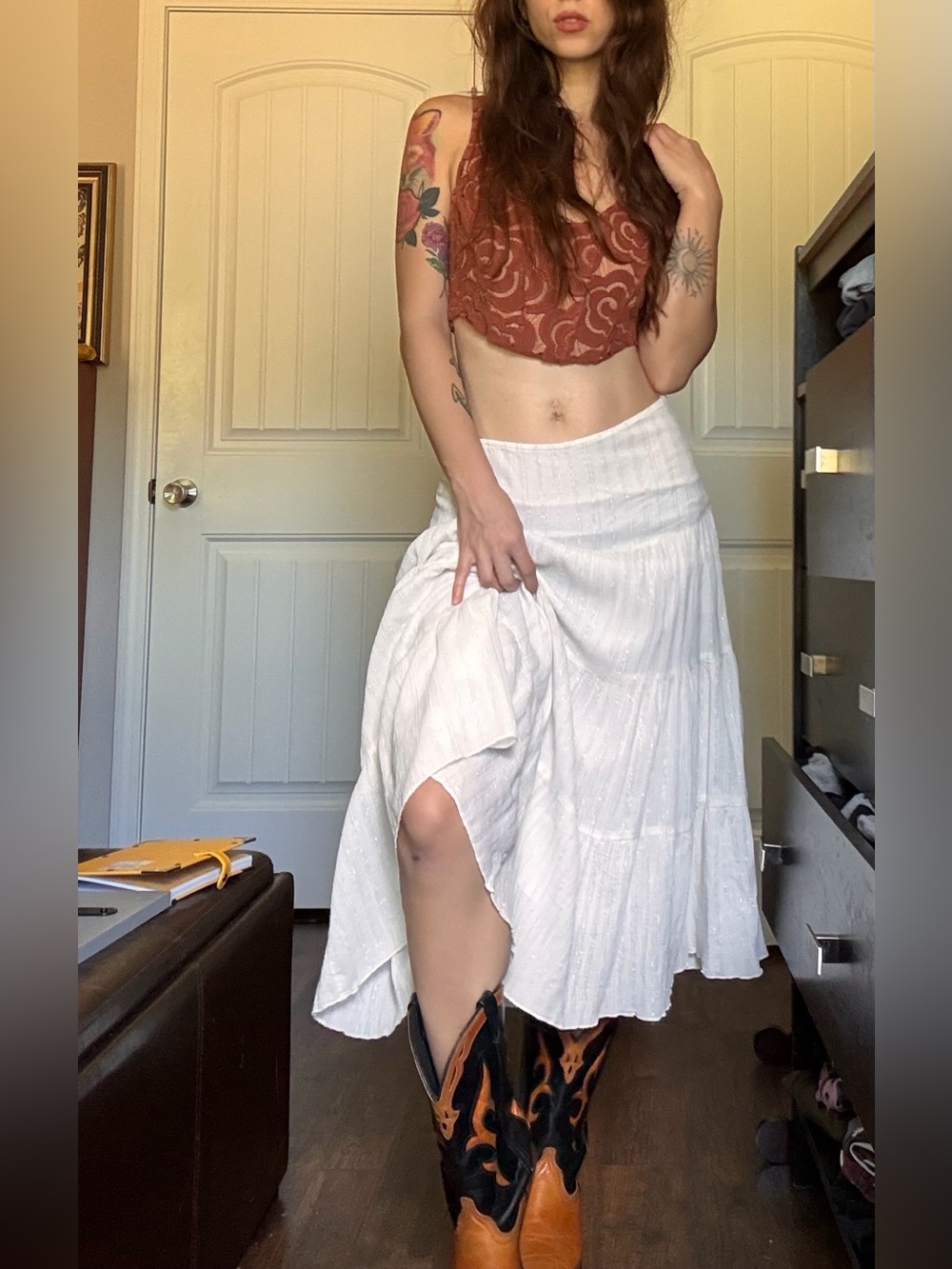 White Summer Skirt